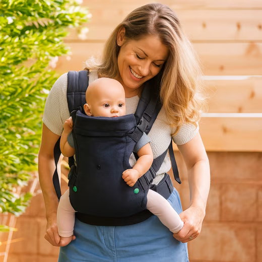 Baby carrier 4-in-1 carrier - ergonomic for newborns and older babies Baby carrier,Marsupi baby carrier,Rookie baby carrier - Image 3
