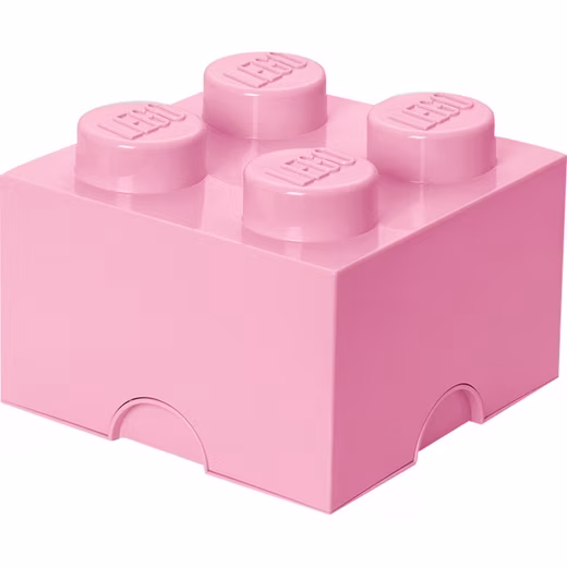 Toy chest Room Copenhagen LEGO Storage Brick 4 pink