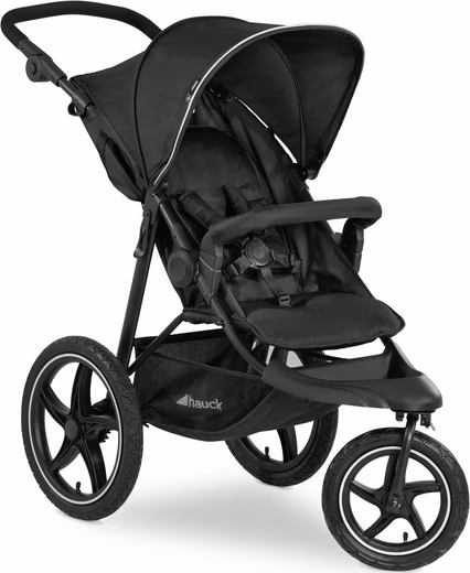 Runner 2 three-wheeled stroller, black
