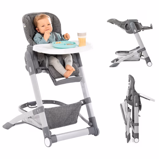 Grow Up High Chair - Melange Grey