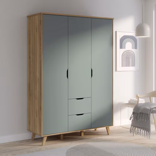 Vankka hinged door cabinet, OTTOs Choice, wardrobe, plenty of storage space - Image 12