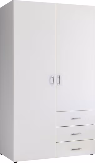 Hinged Door Cabinet Harry Bedroom Cabinet Bestseller in white - Image 2