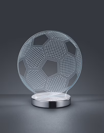 LED table lamp Ball Multiple brightness levels, integrated LED, color changer, table lamp in football design, light color adjustable from 3000 to 5000 K
