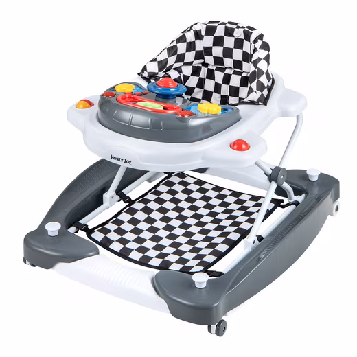 walker 6-in-1 Baby Walker, Height Adjustable & Foldable