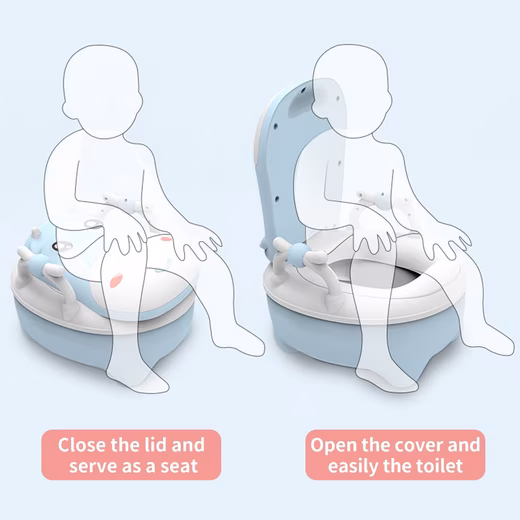 Toilet Trainer Toilet Baby Kids Learning Potty Toilet Seat Toilet Trainer - Image 20