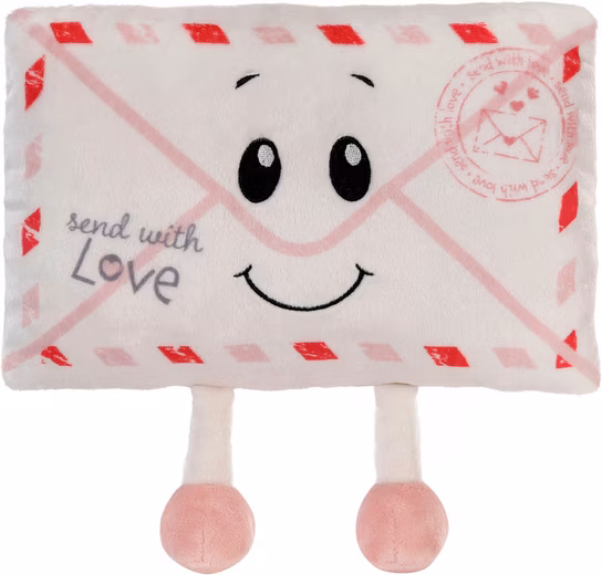 Plush figure Love, Letter 25x16 cm contains recycled material