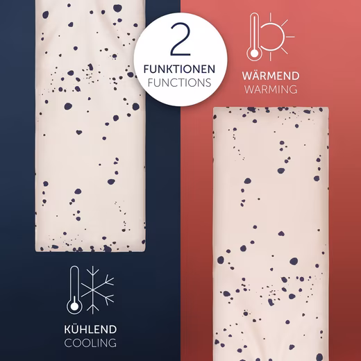 Heatable grain pillow made of cotton - made from wheat grains - Image 2