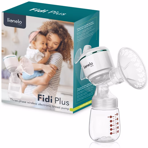 FIDI PLUS electric breast pump Set, Set, 1200mAh/USB-C/5 levels (massage) and 9 levels (pump) - Image 2