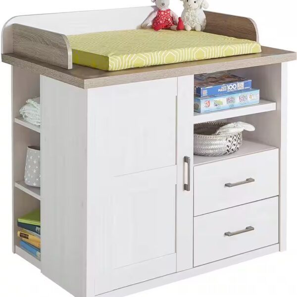 Wrap Chest of Drawers Luca Convertible to Chest of Drawers, incl. Display Rack