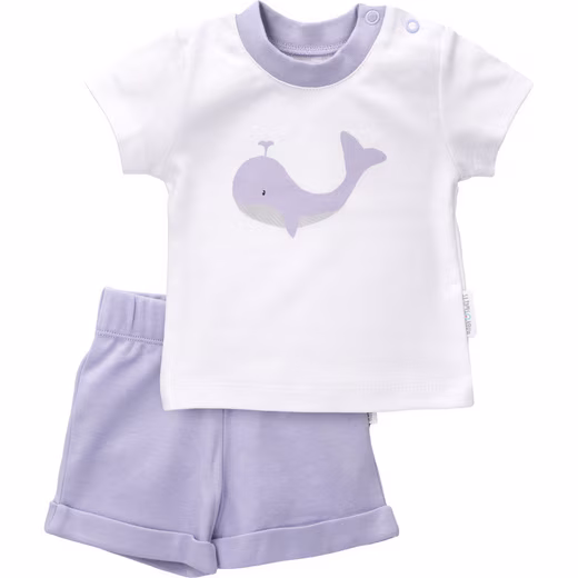 T-Shirt & Shorts Baby Whale Unisex Children