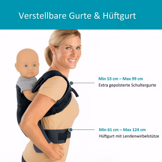 Baby carrier 4-in-1 carrier - ergonomic for newborns and older babies Baby carrier,Marsupi baby carrier,Rookie baby carrier - Image 4