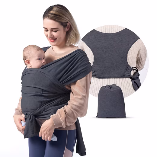 Baby sling for newborns - baby sling without tying Baby carrier from birth to 15 kilos, elastic baby sling