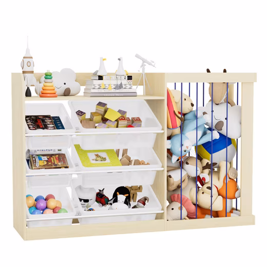 Toy chest 2 in 1 children's shelf