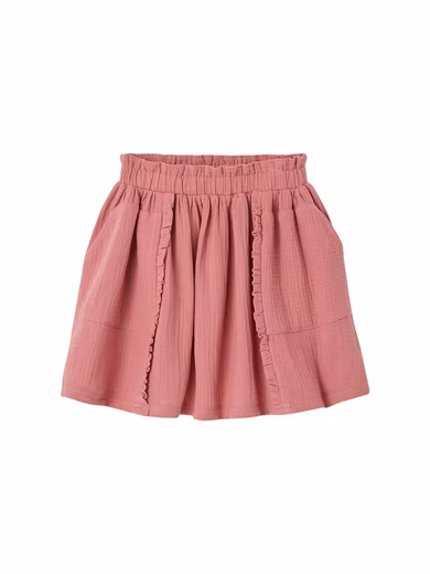 Mini skirt for girls, paperbag skirt made of muslin
