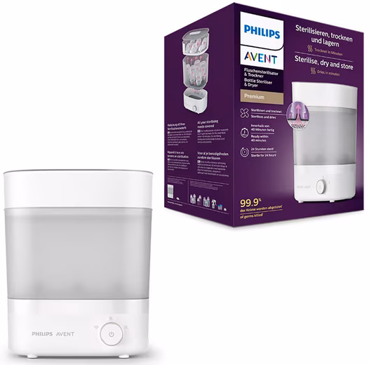 Steam sterilizer SCF293/00 Bottle sterilizer & dryer