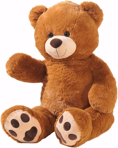 Stuffed animal teddy bear, brown, 100 cm