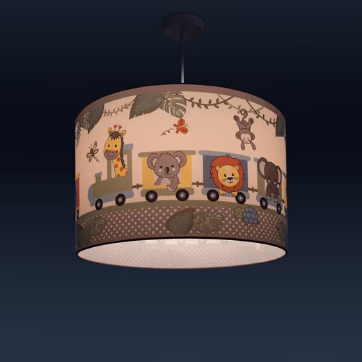 Diamond 635 pendant light Without light bulb, children's lamp ceiling lamp LED children's room lamp train animals, E27