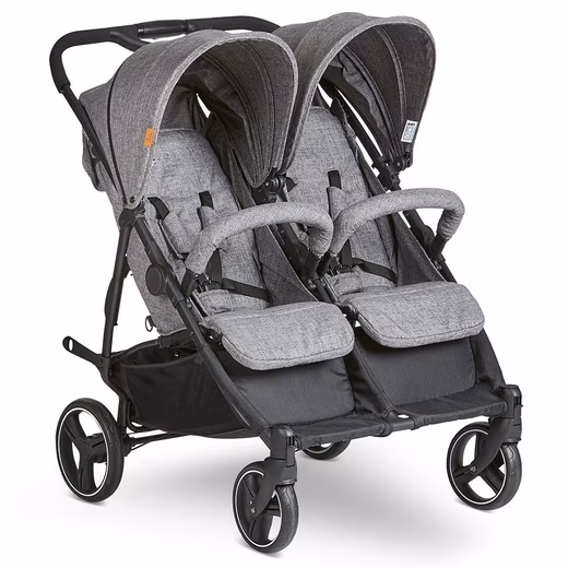 Twin buggy Twin - Circle Line - Woven Graphite