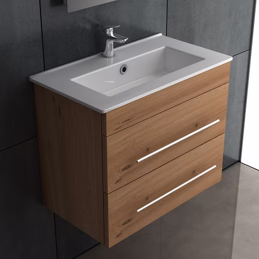 Bathroom Set Washbasin with Vanity Unit - Vanity Unit 60 cm Wide