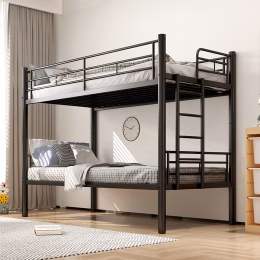 Bunk bed 90x200cm, children's beds 90x200cm, iron bed, convertible to 2 single beds