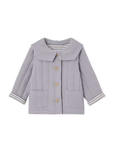 Baby cardigan, padded with recycled polyester