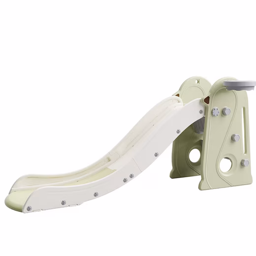 Foldable indoor slide, pastel, garden slide, children's slide, motor skills trainer