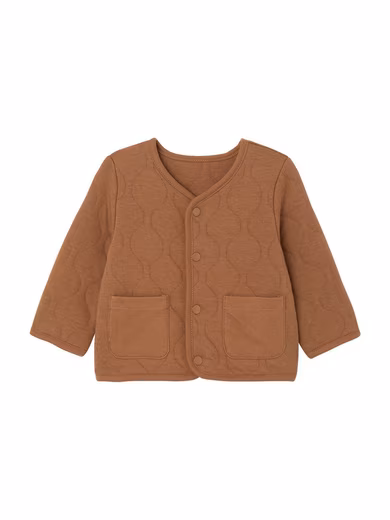 Cardigan, lightweight baby quilted jacket