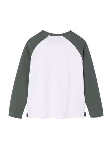 Long-sleeved shirt for boys, featuring a fox and made from recycled cotton - Image 3