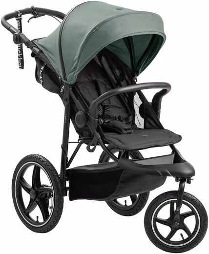 Runner 3 three-wheeled stroller, Jungle Green