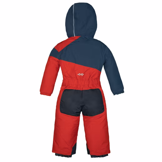 Snowsuit, children's ski suit, dark red/dark blue - Image 3
