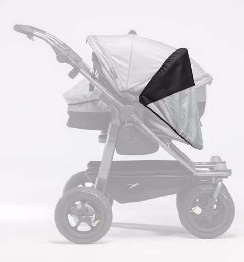 Combination stroller sunshade for mono or duo strollers