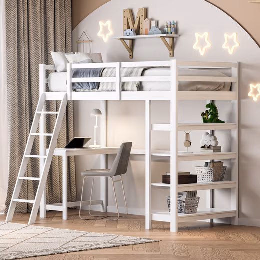 Loft bed, bunk bed, storage bed, double bed