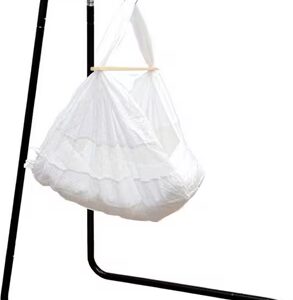 Baby bouncer, baby spring cradle with frame, 160cm hanging swing