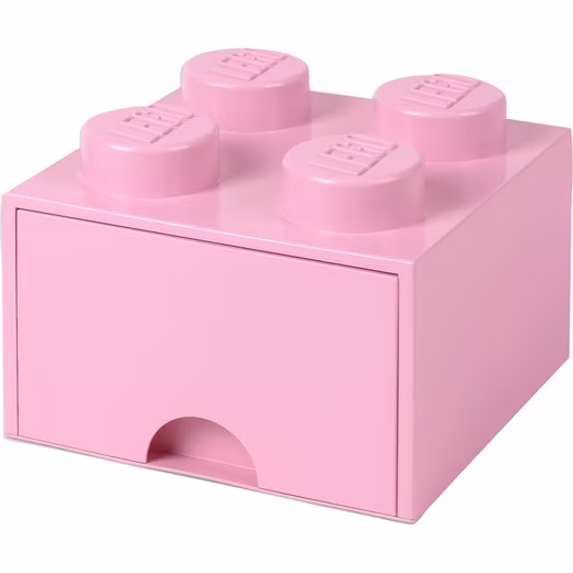 Toy chest Room Copenhagen LEGO Brick Drawer 4 pink