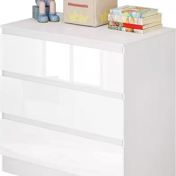 Wrap Chest of Drawers with 3 Drawers Space-Saving