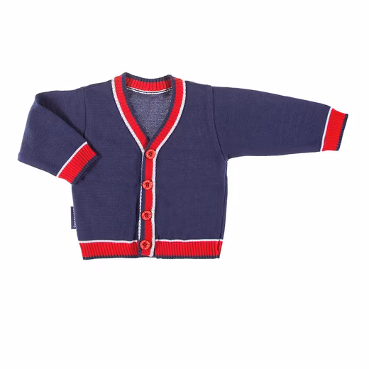 Eevi cardigan Cosmos cardigan navy blue/red