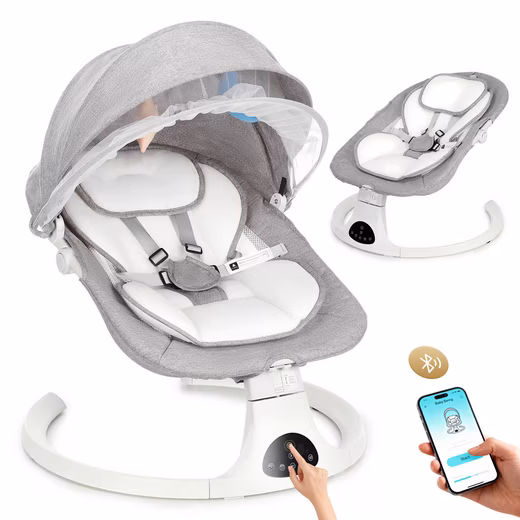 Baby bouncer, electric baby swing, Bluetooth music