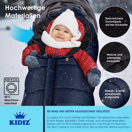 Baby sleeping bag Baby footmuff, baby footmuff, winter footmuff, baby car seat - Image 3