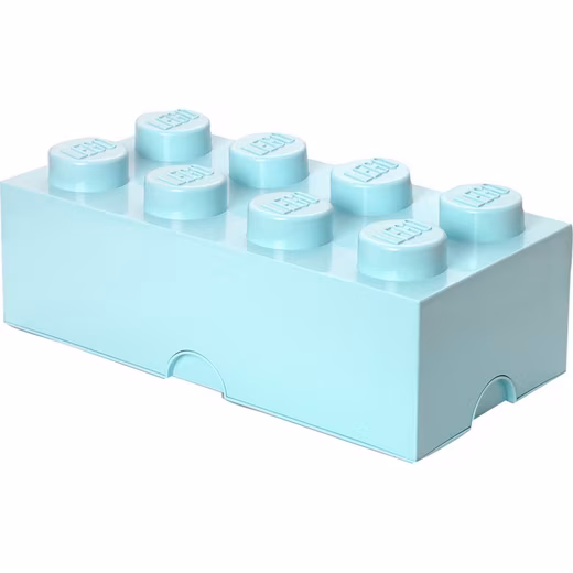 Toy chest Room Copenhagen LEGO Storage Brick 8 aqua