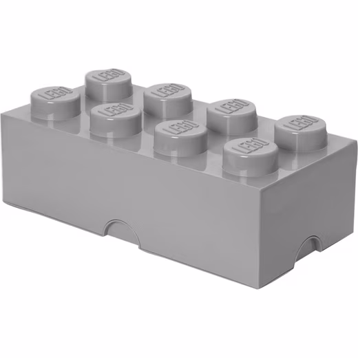 Toy chest Room Copenhagen LEGO Storage Brick 8 grey