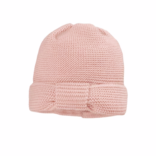 Knitted hat BABY GIRL turn-up hat, turban