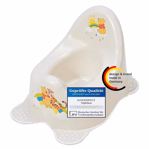 Winnie the Pooh potty, sturdy baby potty with anti-slip function