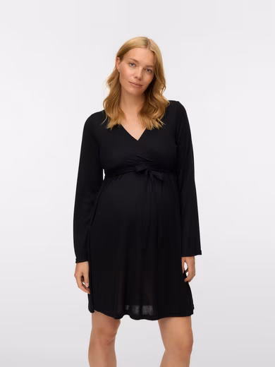 Maternity Dress MLMAEVE TESS LS JRS DRESS 2F NOOS