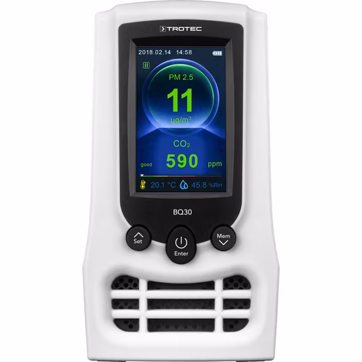 Climate Meter CO2 Air Quality Monitor and Particle Meter BQ30