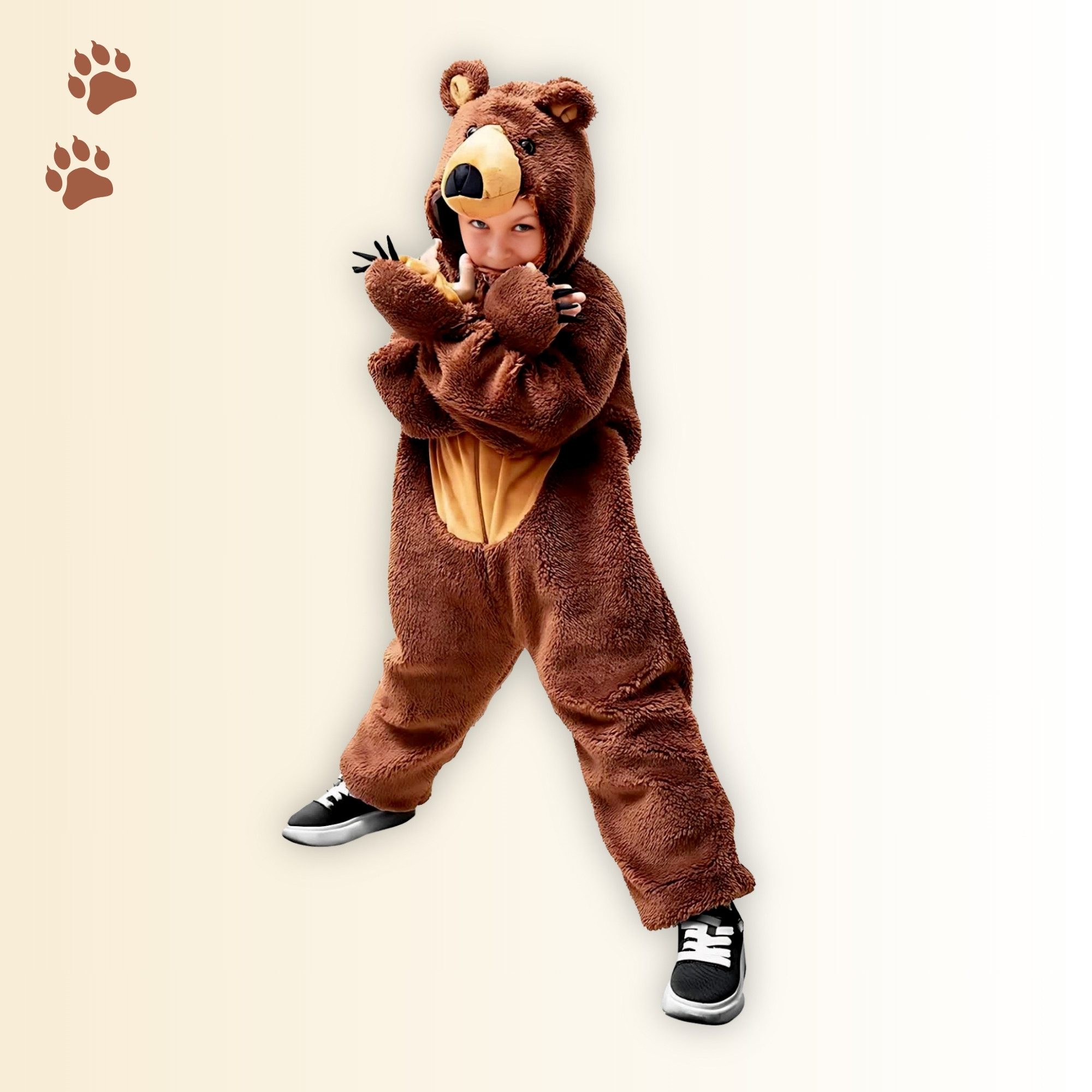 Brown bear costume, F67, children's, carnival, Mardi Gras - Image 6