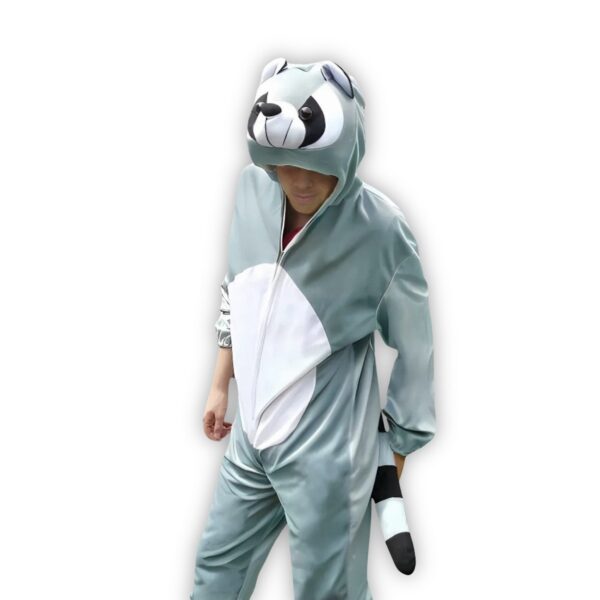Raccoon costume, J21, adult, carnival, Mardi Gras