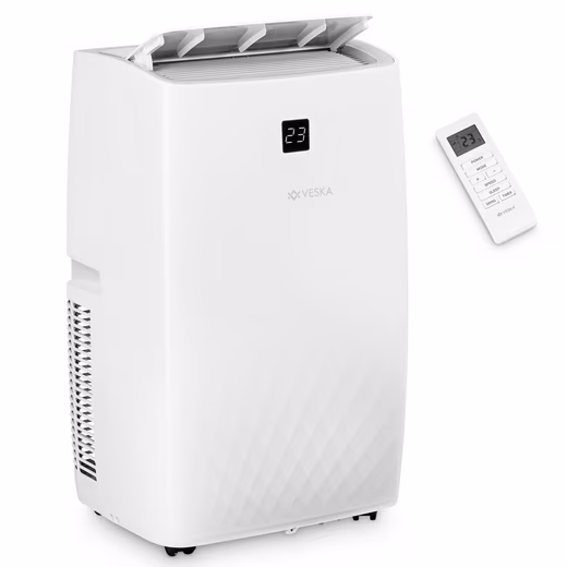 Air conditioner, portable, 12000 BTU/h - 3500 watts Monoblock with WiFi/App - remote control, timer, dehumidifier