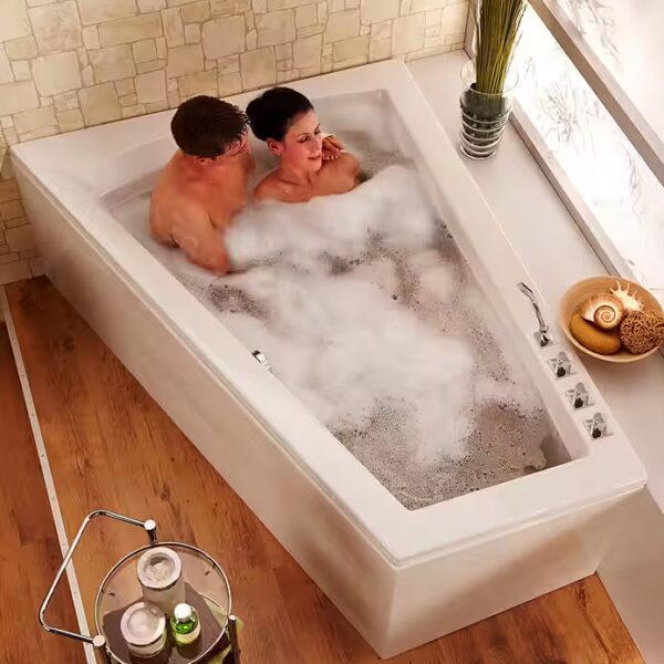 Galia II bathtub For 2 people, with base, delivery without front apron