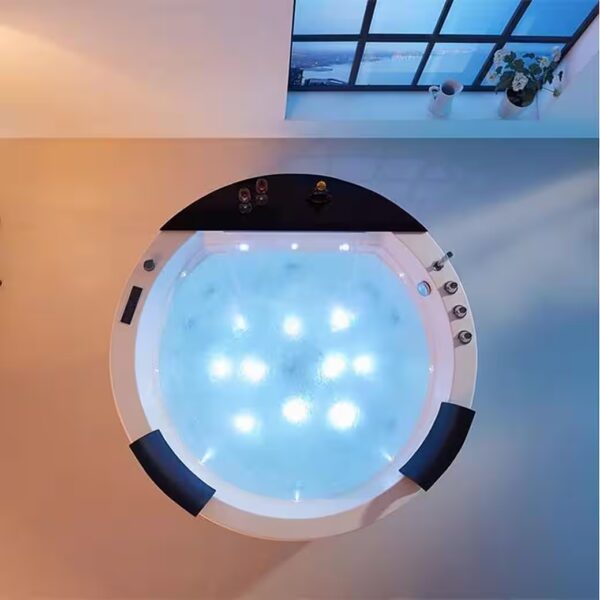 Whirlpool bathtub for 2 people. Whirlpool 155x155 Austin 2 bathtub whirlpool tub