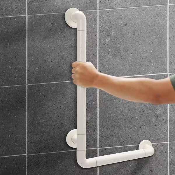 Grab Bar Bathtub Grab Bar Stainless Steel Non-Slip L-Shaped Fluorescent
